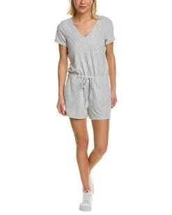 Chaser Poor Boy Rib Romper Women