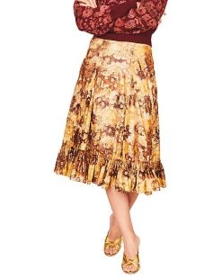 LoveShackFancy Normandie Night Shin Lil Skirt Women