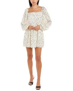 Traffic People Raindrops Falling Mini Dress Women