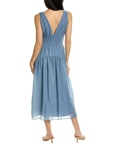 Vince Smocked A-Line Dress Women - Image 2