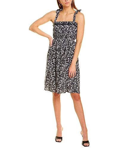 Celina Moon Tie-Shoulder A-Line Dress Women