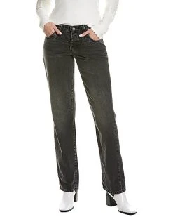 FREE PEOPLE Shelby Backseat Black Boyfriend Jean Women