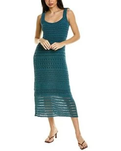 Vince Lace Crochet Dress Women
