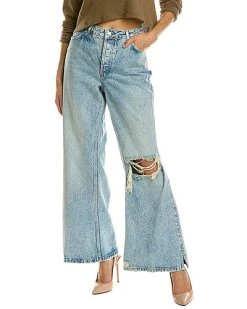 FREE PEOPLE Curvy Misfit Flare Jean Women