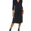 Burberry Wrap Silk Trench Dress Women