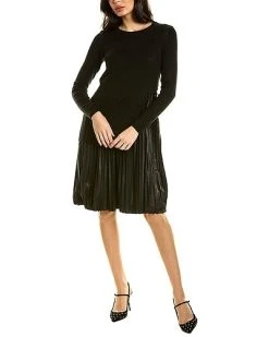 Gracia Mixed Media Mini Dress Women