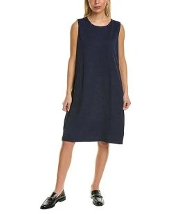 EILEEN FISHER Melange Crewneck Tank Dress Women