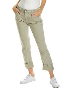 Johnny Was Catalina Oil Green Boyfriend Jean Women