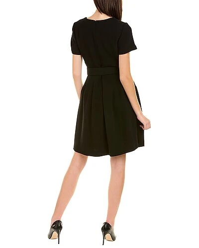 Oscar De La Renta De La Renta Lace-Up Wool A-Line Dress Women - Image 2