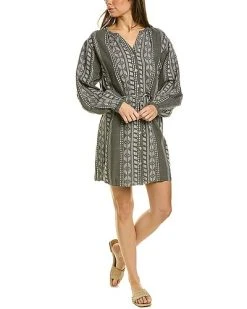 Splendid Freesia Linen-Blend Mini Dress Women