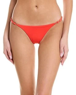 ViX Solid Beads Cheeky Bikini Women