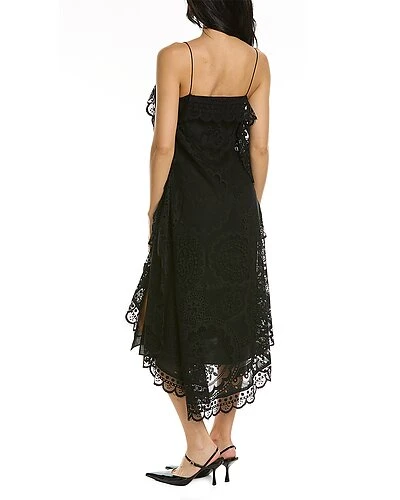 Rebecca Taylor Doily Lace Midi Dress Women - Image 2