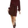 ANNA KAY Turtleneck Knit Wool-Blend Dress Women