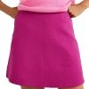 Boden A-Line Wool-Blend Mini Skirt Women