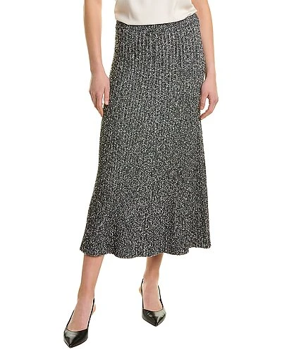 St. John Tweed Wool-Blend Skirt Women