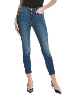 7 For All Mankind Gwenevere Ankle Medium Indigo High-Rise Skinny Jean Women