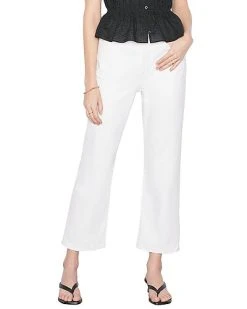 FRAME DENIM Le Jane Crop Rumpled Blanc Grind Jean Women