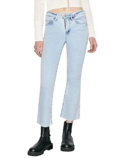 FRAME DENIM Le Cropped Mini Boot Atwood Jean Women