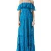 Alice + Olivia Kia Smocked Maxi Dress Women