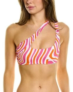 Solid & Striped The Brody One-Shoulder Bikini Top Women