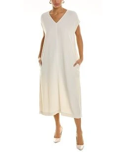 EILEEN FISHER V-Neck Maxi Dress Women