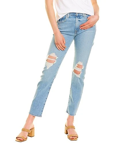 7 For All Mankind Peggi Light Wash Straight Jean Women