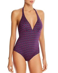Vilebrequin Fishes Halter One-Piece Women