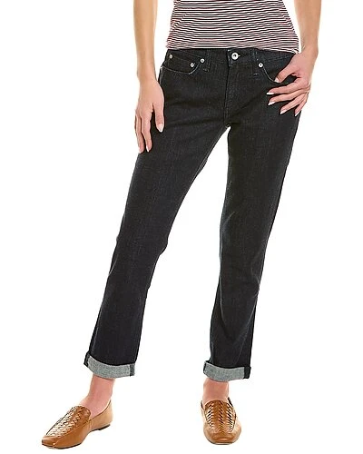 Rag & Bone Dre Low-Rise Slim Rinse Boyfriend Jean Women