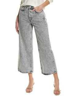 Rag & Bone Maya High-Rise Acid Ankle Wide Leg Jean Women