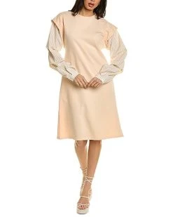 Avantlook Layered Mini Dress Women