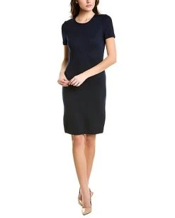 St. John Wool-Blend Sheath Dress Women