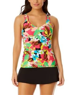 Anne Cole Easy Ring Tri Tankini Women