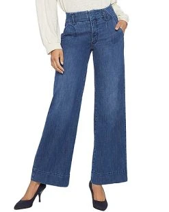NYDJ High-Rise Mona Wide Leg Trouser Women