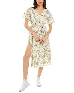 Celina Moon Belted Midi Dress Women