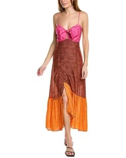 ViX Bia Silk-Blend Dress Women