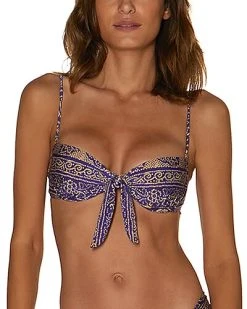 ViX Bandhani Klein Knot Bandeau Top Women