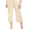NYDJ Plus Wide Leg Capri Pull On Pant Women