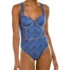 WeWoreWhat Buckle Strap Corset One-Piece Women