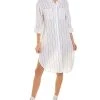 Monrow Gauze Shirtdress Women