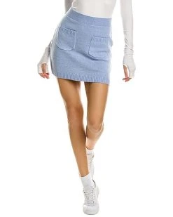 FREE PEOPLE Viola Wool-Blend Mini Skirt Women
