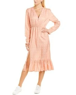 To My Lovers V-Neck Midi Dress Women