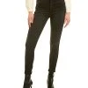 7 For All Mankind Black High-Rise Ankle Skinny Jean Women