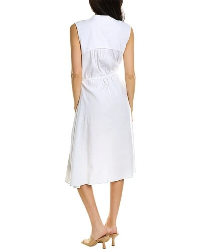 Vince Linen-Blend Shift Dress Women - Image 2