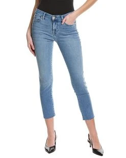 7 For All Mankind Roxanne Light Indigo Slim Cigarette Jean Women