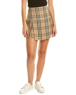 Burberry Vintage Check Wool Kilt Women