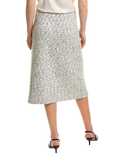 St. John Tweed Wool-Blend Skirt Women - Image 2