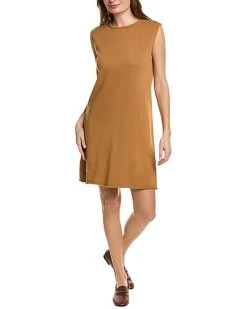 EILEEN FISHER Jewel Neck Dress Women