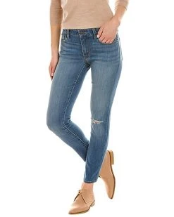 Hudson Jeans Krista Stormy Waves Low-Rise Skinny Ankle Jean Women