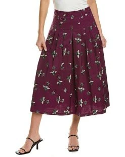Samantha Sung Zelda Midi Skirt Women