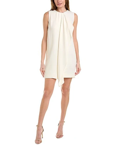 Oscar De La Renta De La Renta Silk-Lined Wool Shift Dress Women